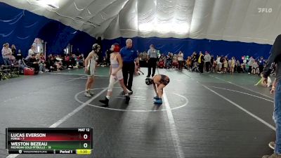 72 lbs Finals (2 Team) - Weston Bezeau, Michigan Gold Pitbulls vs Lucas Everson, FORGE