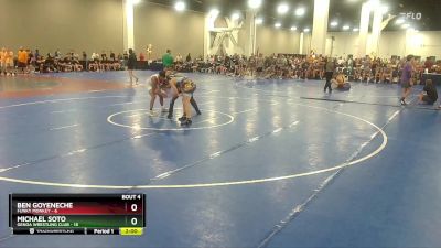 132 lbs Quarterfinals (8 Team) - Michael Soto, Genoa Wrestling Club vs Ben Goyeneche, Funky Monkey