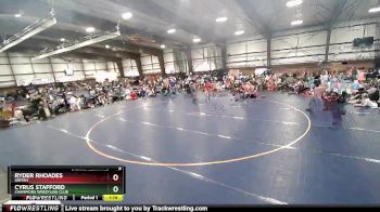 100 lbs 1st Place Match - Ryder Rhoades, Uintah vs Cyrus Stafford, Champions Wrestling Club