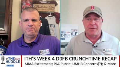 In the (D3FB) Huddle (S18E14) - Week 4 Crunchtime; Alma/Hope Ending; UMHB Concerns?