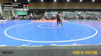 106 lbs Semifinal - Antonio Garaventa, Windsor Wrestling Club vs Hasan Kahla, Gladiator Academy