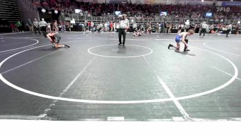 135 lbs Round Of 16 - Cree Stigers, RHYNO ACADEMY Of WRESTLING vs KJ Hodge, Crusader Wrestling Club