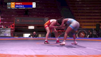 50kg Quarterfinal - Erin Golson, USA vs Shvani Pawar, IND