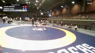131 lbs Round 3 - Julissa Miranda, Snow vs Abbigail Olsen, Snow