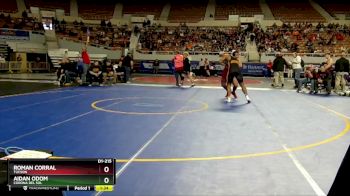 D1-215 lbs Champ. Round 1 - Aidan Odom, Corona Del Sol vs Roman Corral, Tucson