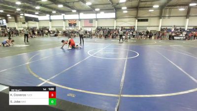 122 lbs Rr Rnd 1 - Kane Cisneros, Tucson Cyclones vs Stetson Jobe, WAR Wrestling Club