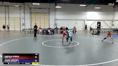 136 lbs Round 3 (6 Team) - Lincoln Steele, Idaho vs Moses Destiny, Rhode Island White