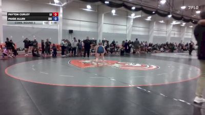 160 lbs Cons. Round 3 - Payton Curley, Lourdes vs Paige Allen, Eastern Oregon