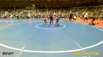 70 lbs Rr Rnd 4 - Gunnar Coltharp, Harrah Little League Wrestling vs Cruz Smith, Outlaw Wrestling Club