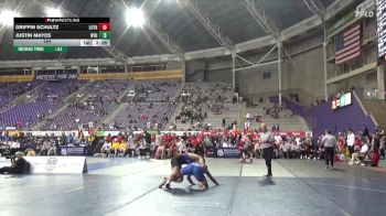 184 lbs Finals (2 Team) - Justin Mayes, NYU vs Griffin Schultz, Luther