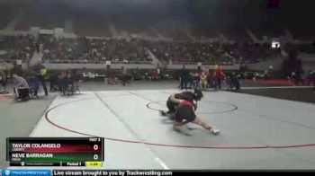 126 lbs Quarterfinal - Taylor Colangelo, Liberty vs Neve Barragan, Mesa