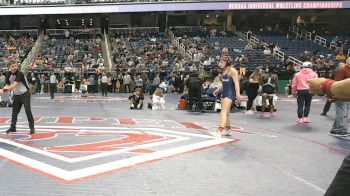8A - 126 lbs Semifinal - Mia Kiser, Laney vs Mackenzie Sivulka, Millbrook