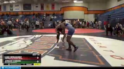 149 lbs Champ. Round 2 - Luke Hernandez, University Of Mount Union vs Jordan Carson, Millikin University