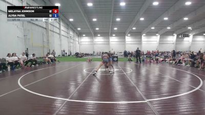 95 lbs Melayna Johnson, Utah vs Alysa Patel, New Jersey