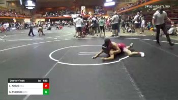 126 lbs Quarterfinal - Landon Nebel, Edina WC vs Sebastian Macedo, Lemoore Tiger Wrestling