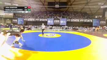 Girls 1B/2B/1A 120 Cons. Round 4 - Isabella (Izzy) Kilpatrick, Klahowya (Girls) vs Anna Guenther, Napavine (Girls)