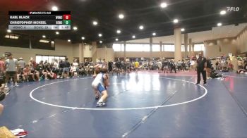 144 lbs Round 2 (6 Team) - Christopher McKeel, Black Creek WC vs Kael Black, White Buffalo Wrestling Academy