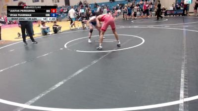 126 lbs 5th Place Match - Justus Peregrina, Buzzsaw Wrestling Club vs Ryan Fuhriman, Kuna Klub
