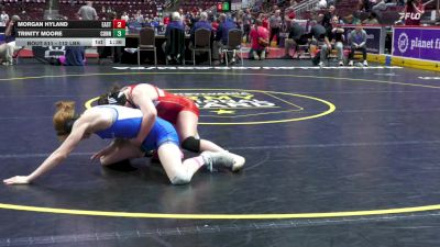 112 lbs First Round - Morgan Hyland, Easton Area-G vs Trinity Moore, Connellsville-G