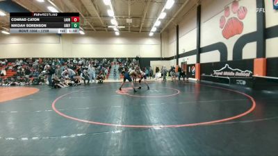 175B Round 1 - Nikoah Sorenson, Greybull/Riverside vs Conrad Caton, Laurel