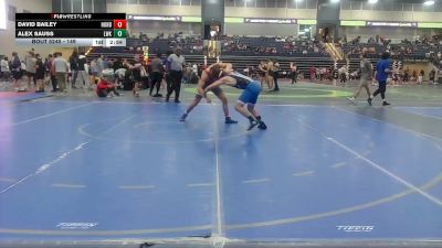 149 lbs Cons. Round 2 - Alex Sauss, Lindsey Wilson (Ky.) vs David Bailey, Huntingdon