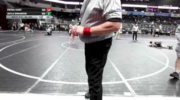 64 lbs 7th Place - Jalyn Johnston, Titan Wrestling Institute vs Cora Henderson, Lawrence Elite WC