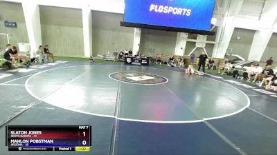 144 lbs Semis & 1st Wrestleback (8 Team) - Slaton Jones, South Dakota vs Mahlon Pobstman, Arizona