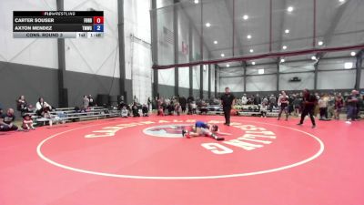 U12 FS - 82 lbs Cons. Round 3 - Carter Souser, FordDynastyWrestlingClub vs Axton Mendez, Thunder Mountain Wrestling Club