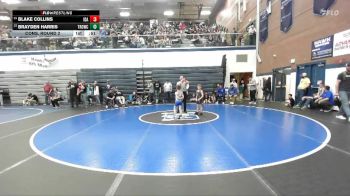 56 lbs Cons. Round 2 - Brayden Harris, Thunder Ridge Outlaws Wrestling Club vs Blake Collins, Idaho