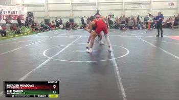 132 lbs Round 6 (10 Team) - Micaden Meadows, Tar River WC vs Leo Mauro, Dayton Bandits