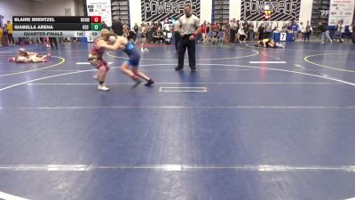 92.8-102 lbs Quarterfinal - Blaire Brentzel, Norwin vs Giabella Arena, Red Land