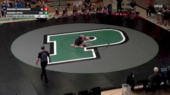 150 lbs Semis & 1st Wb (8 Team) - Hunter Opitz, Aberdeen Central vs Braden Shoemaker, Brandon Valley