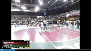 170 lbs Champ. Round 1 - Gabriel Cox, New Plymouth vs Jose Martinez, Mt. View