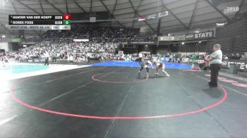 Boys 2A 132 lbs Cons. Round 5 - Hunter Van Der Hoeff, Centralia vs Rorek Foss, Black Hills
