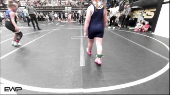 130 lbs Rr Rnd 4 - Jayci Thompson, Little Axe Takedown Club vs Kayleigh Masters, HURRICANE WRESTLING ACADEMY