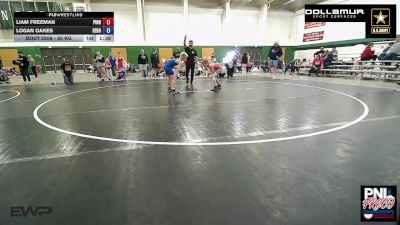 85 kg Rr Rnd 3 - Liam Freeman, Pinnacle Wrestling Club vs Logan Oakes, Sebolt Wrestling Academy