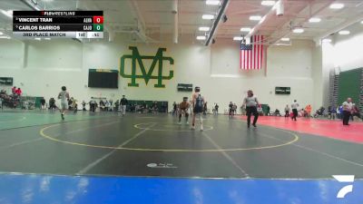 106 lbs 3rd Place Match - Vincent Tran, Alhambra vs Carlos Barrios, Cajon