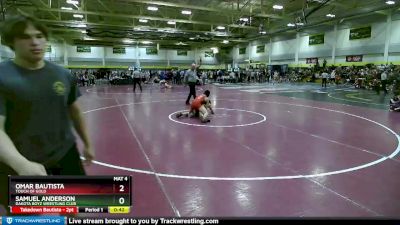 132 lbs Cons. Round 3 - Samuel Anderson, Dakota Boyz Wrestling Club vs Omar Bautista, Touch Of Gold