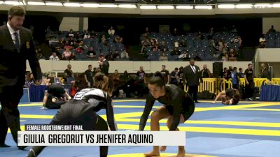 Jhennifer Aquino vs Giulia Gregorut 2022 World IBJJF Jiu-Jitsu No-Gi Championship