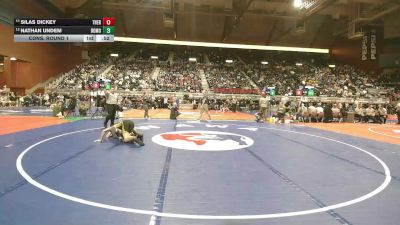 2A-138 lbs Cons. Round 1 - Nathan Undem, Rocky Mountain vs Silas Dickey, Thermopolis