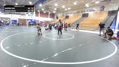 51-54 lbs Round 3 - Easton Leal, Threshold Wrestling Club vs Roman Avitia, Ridgecrest Wrestling Club