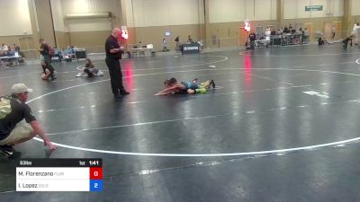 63 lbs Consolation - Mason Florenzano, Florida Elite Wrestling vs Isaiah Lopez, Colosseum Wrestling