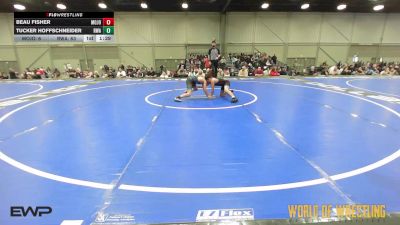 90 lbs Rr Rnd 4 - Beau Fisher, Mojo 9U vs Tucker Hoffschneider, Roundtree 9U