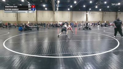 144 lbs Final - Jonathan Diaz, Southwest Eagles vs Porter Daniels, Beebe Trained