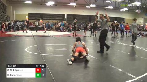 101 lbs Rr Rnd 3 - Cael McIntyre, Red Hawk vs Hunter Gundry, Empire Wrestling Academy