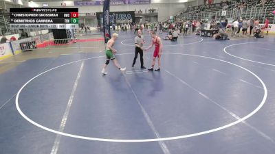 Junior Boys - 138 lbs Cons. Round 3 - Justin Beauvais, Grindhouse Wrestling Club vs Cuyler Johnston, Team Idaho Wrestling Club