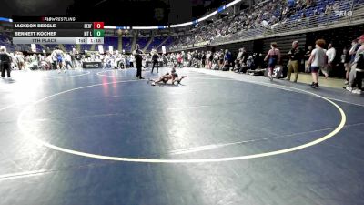 75 lbs 7th Place - Jackson Beegle, Bedford vs Bennett Kocher, Mt Lebanon