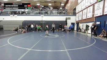 95 lbs Round 3 - Isabelle Ordway, Idaho vs Jaxton Withrow, Bear Lake Wrestling Club