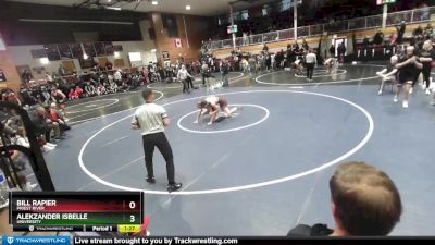 126 lbs Champ. Round 1 - Alekzander Isbelle, University vs Bill Rapier, Priest River