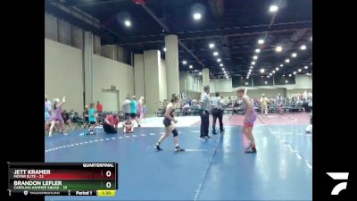 108 lbs Quarters & Wb (16 Team) - Jett Kramer, Moyer Elite vs Brandon Lefler, Carolina Hammer Squad